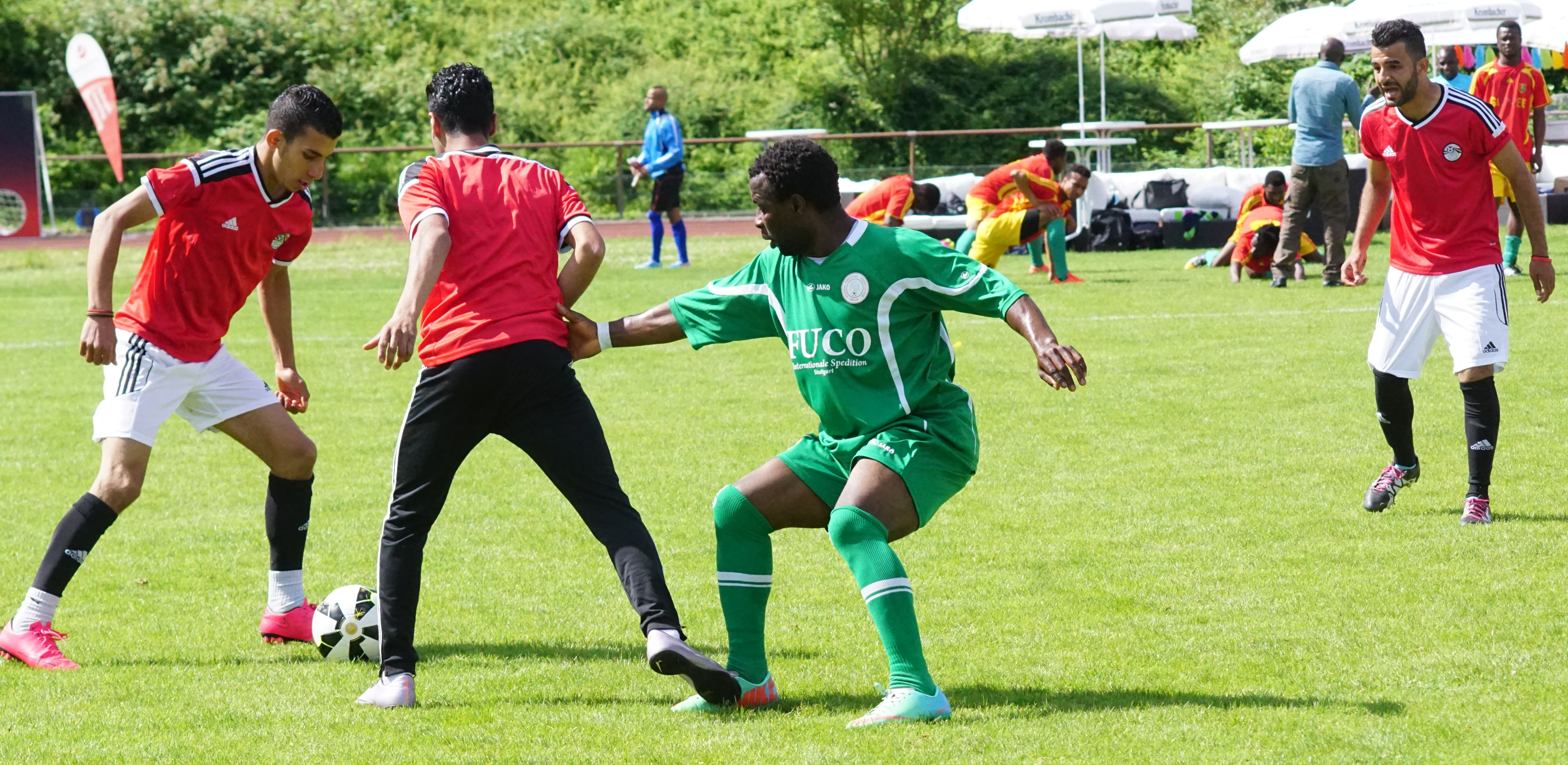 Team Morocco and Team Nigeria in action │ © Larry Bello/TAC