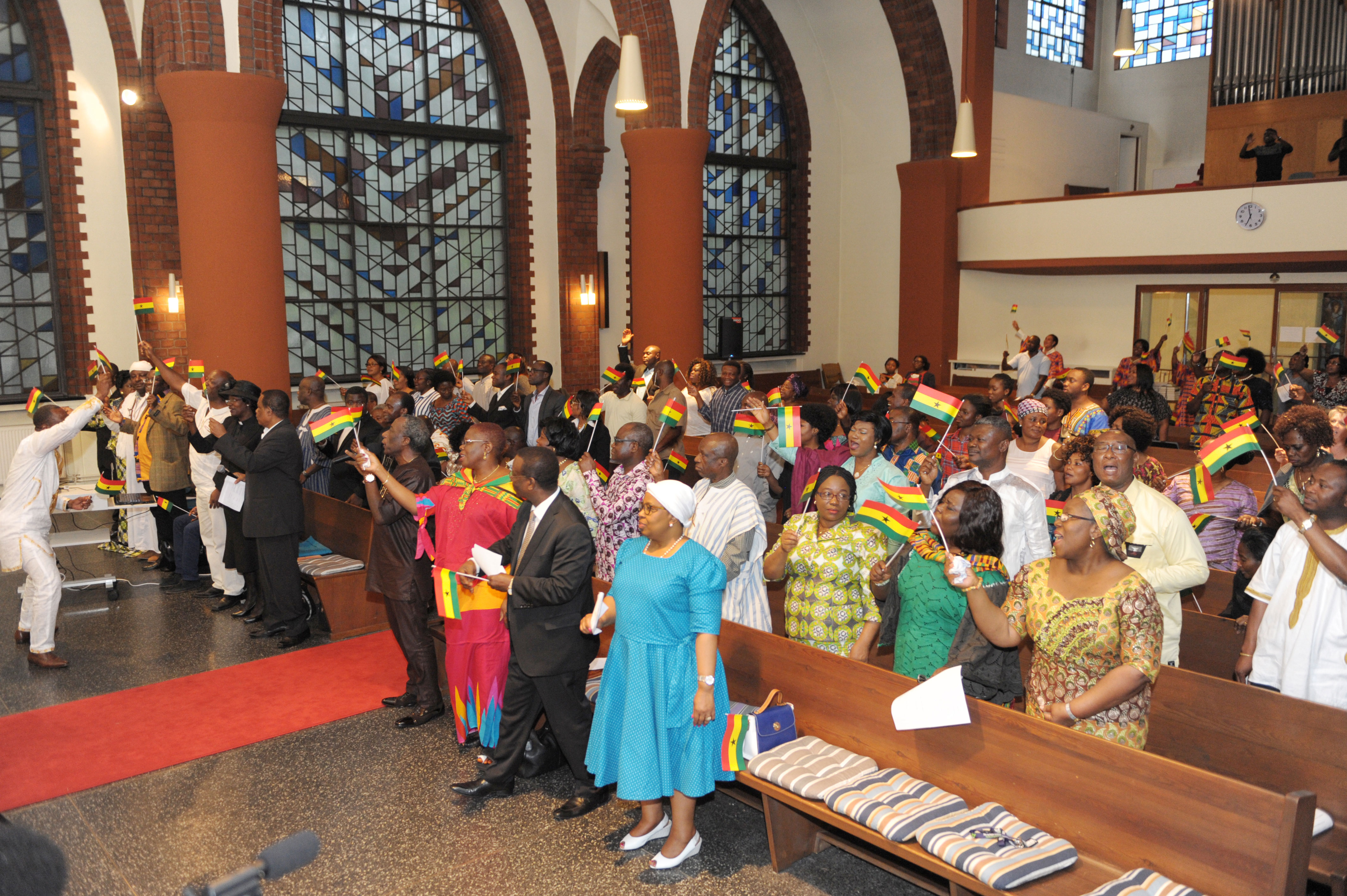 Ghanaians in Germany prayed for a peaceful election, unity in the country before and after the elections 