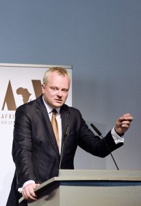 Dr Stefan Liebing, chairman of Afrika-Verein, called for the removal of hurdles preventing German companies from doing business in Africa│© Afrika-Verein