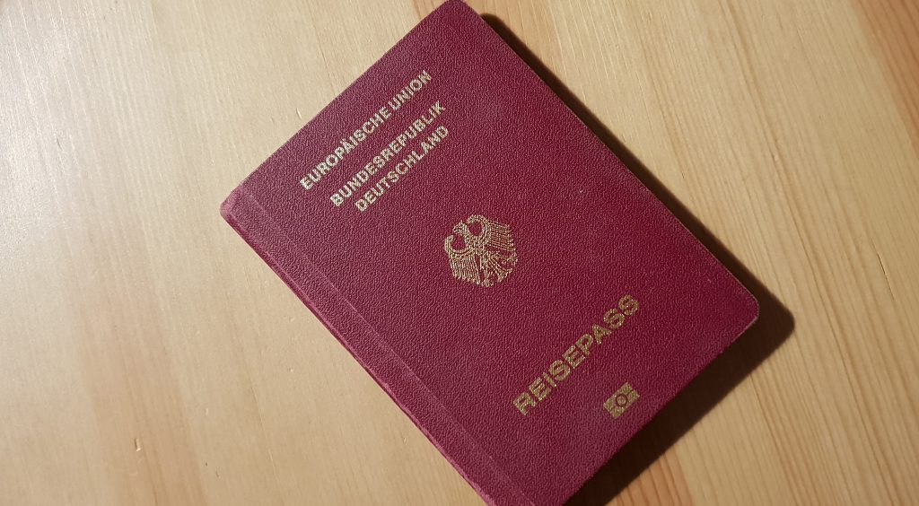 passport travel germany
