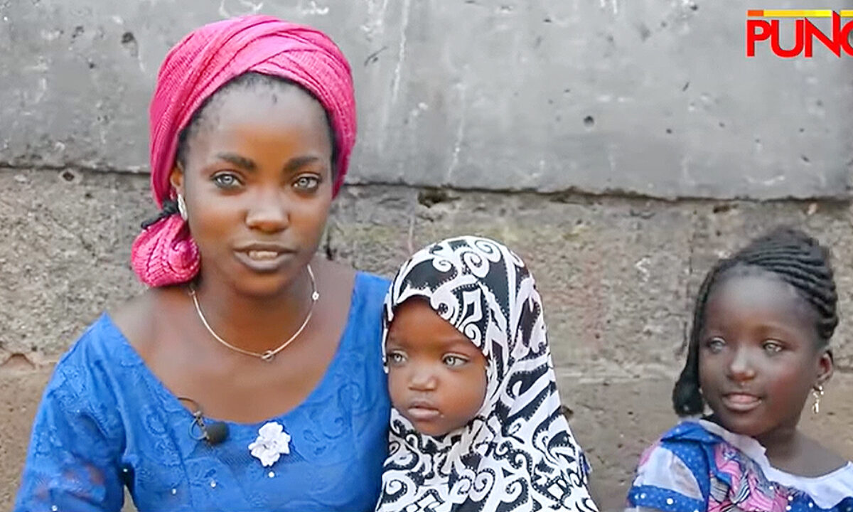 Nigerian woman, kids abandoned by husband for having blues eyes – THE  AFRICAN COURIER. Reporting Africa and its Diaspora!